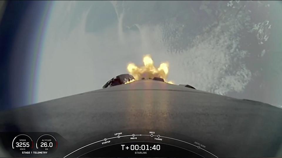 Elon Musk’s SpaceX Launches 27 Starlink V2 Mini Satellites to Low Earth Orbit via Falcon 9 Rocket From